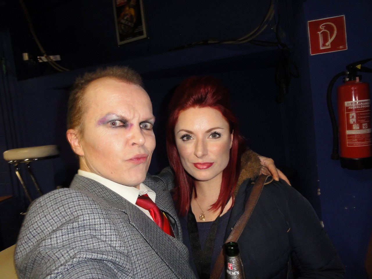 38 Mr Normall and Hayley Williams of Heaven 17 live band.jpg